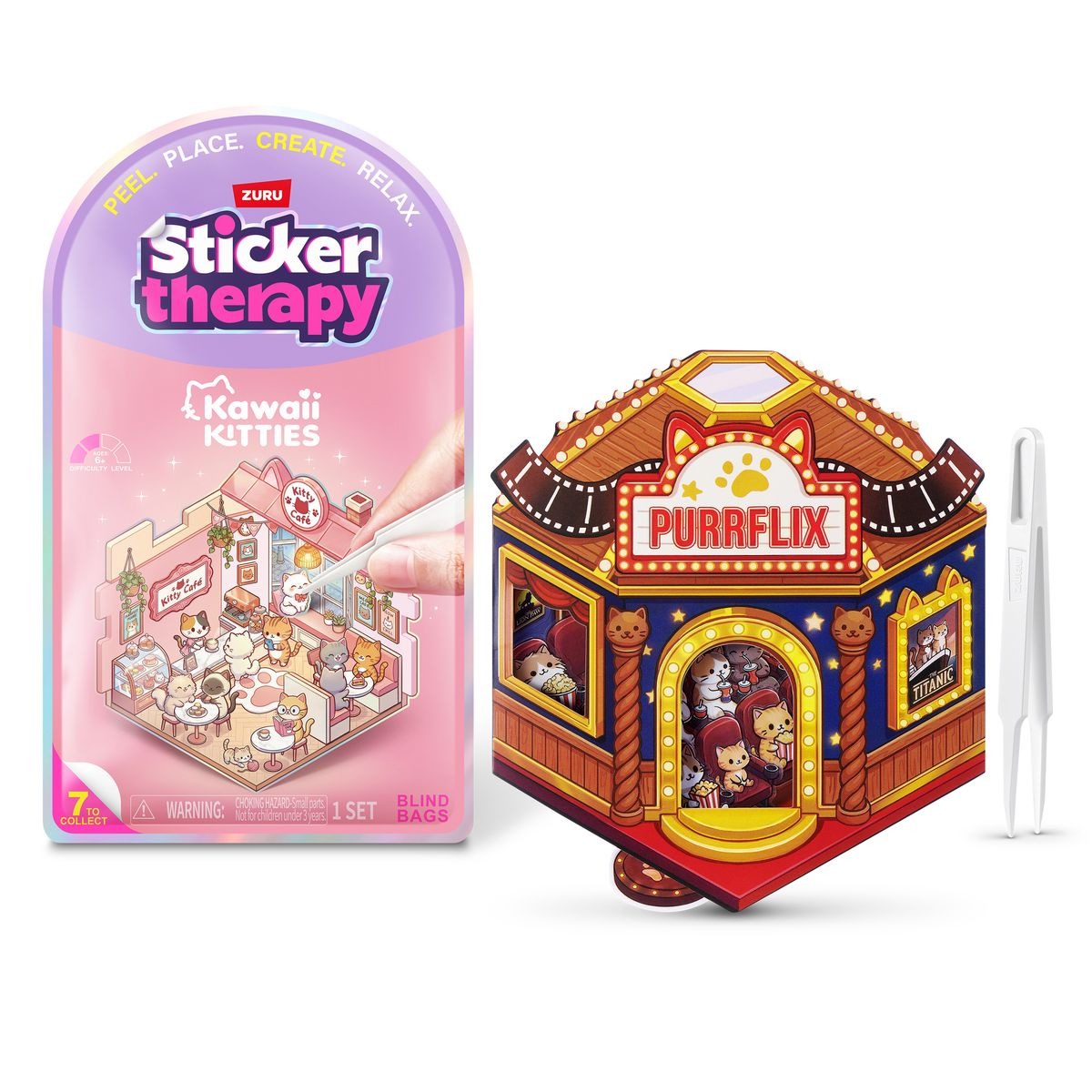 ZURU - Sticker Therapy Kawaii Kätzchen
