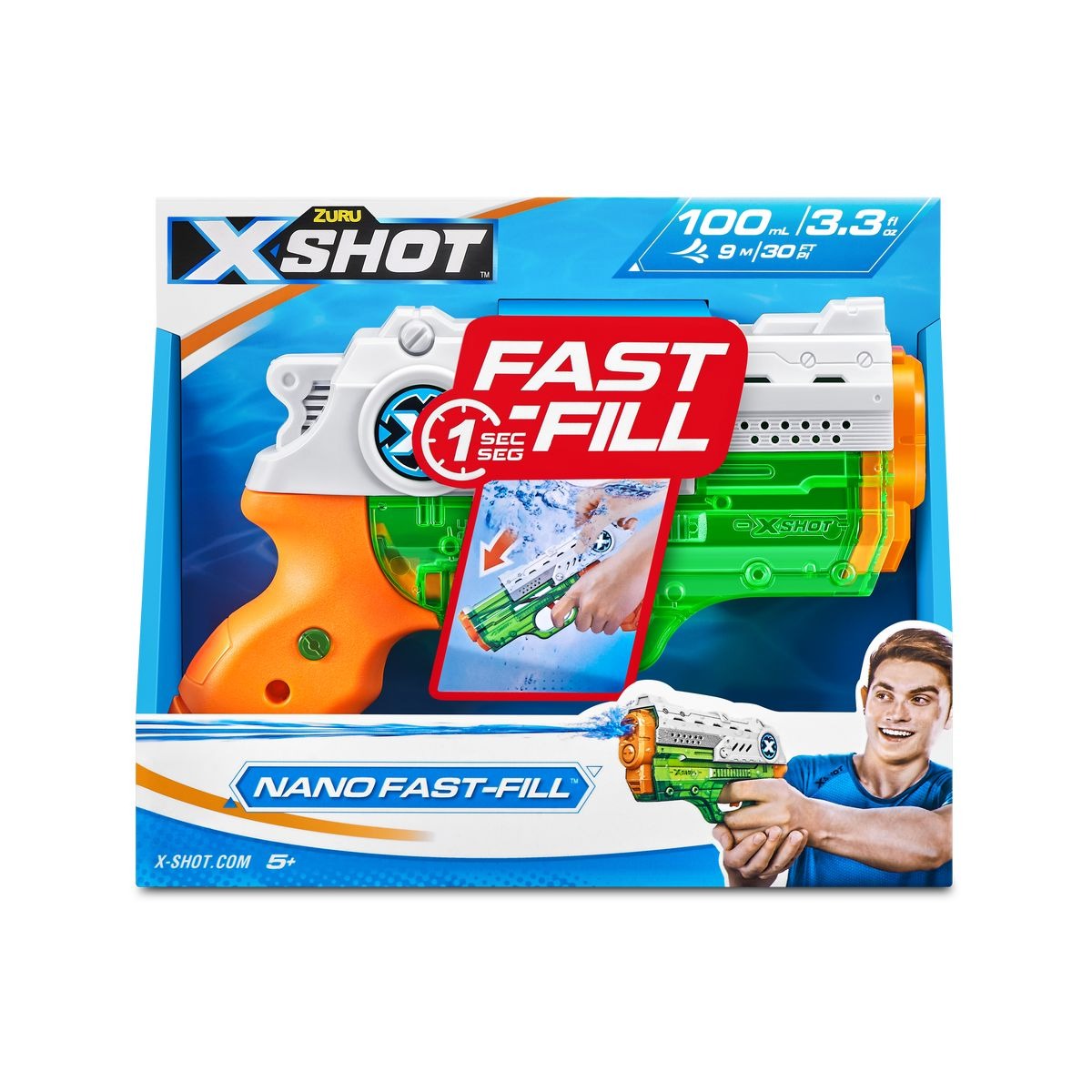 ZURU - Wasserpistole XSHOT Nano Fast-Fill