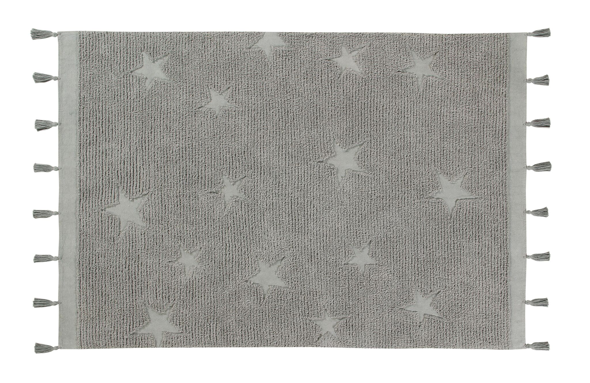 Lorena Canals - Teppich "Hippy Stars" Grey 120 x 175