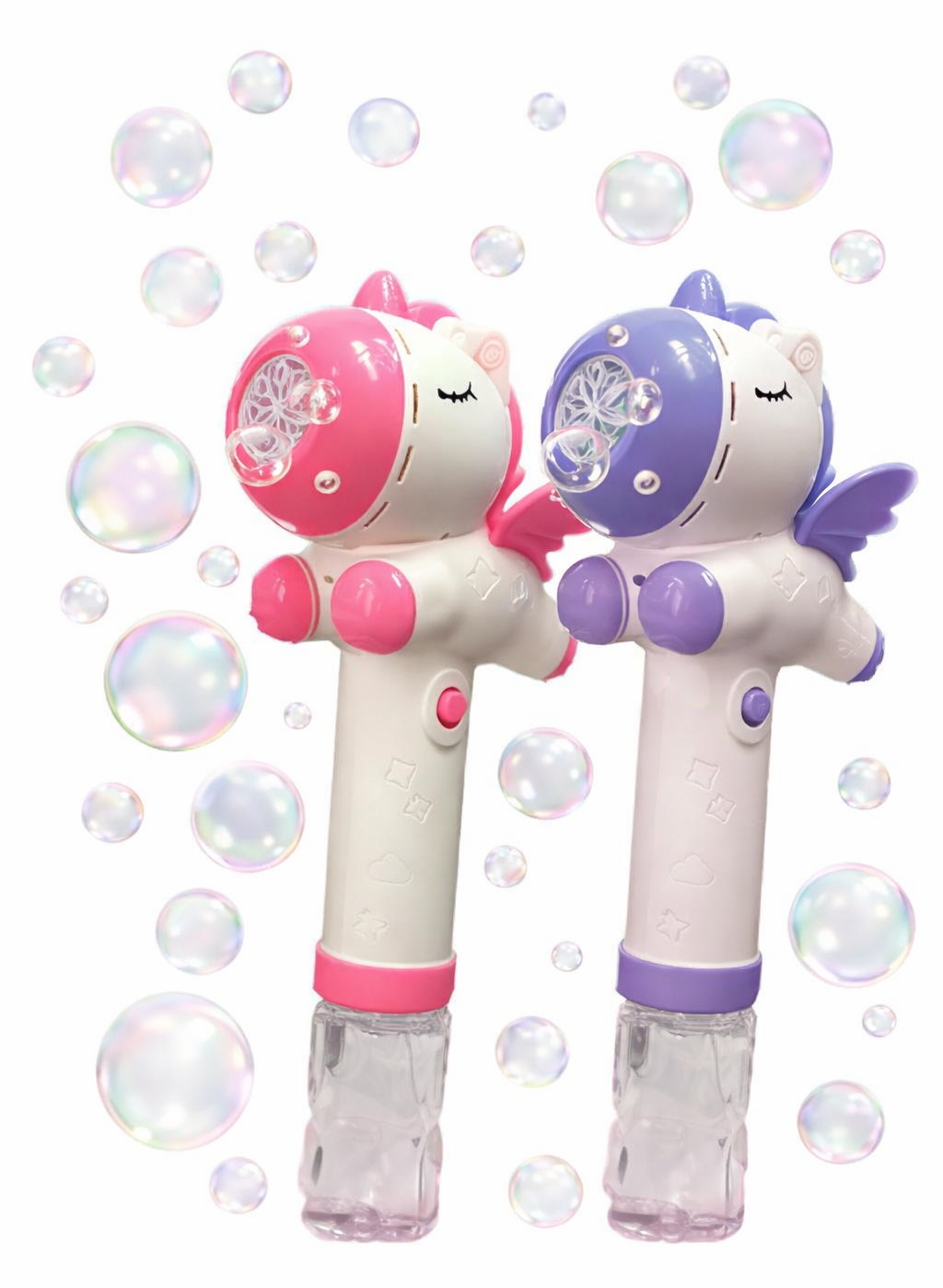 Fun Trading - Seifenblasenmaschine Einhorn mit Licht