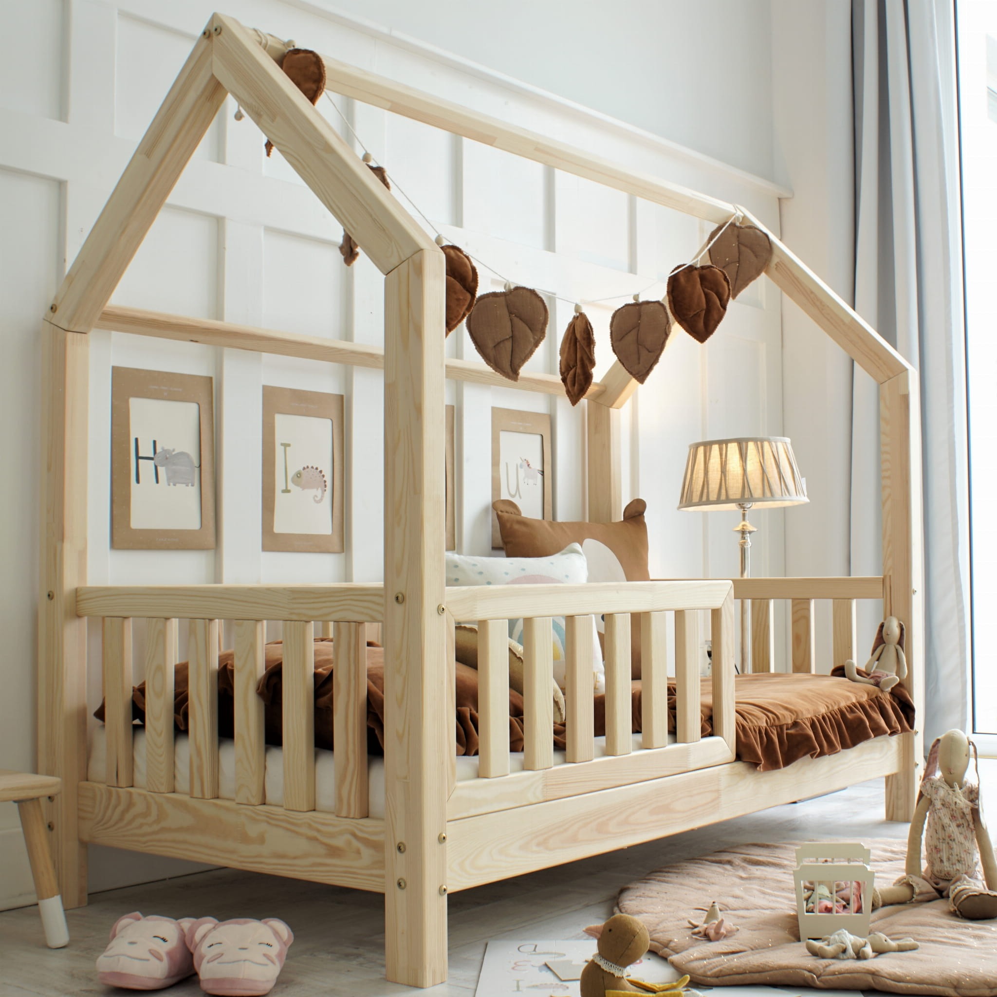 luletto_hausbett_bianco_natural-1 Luletto - Hausbett Bianco natural
