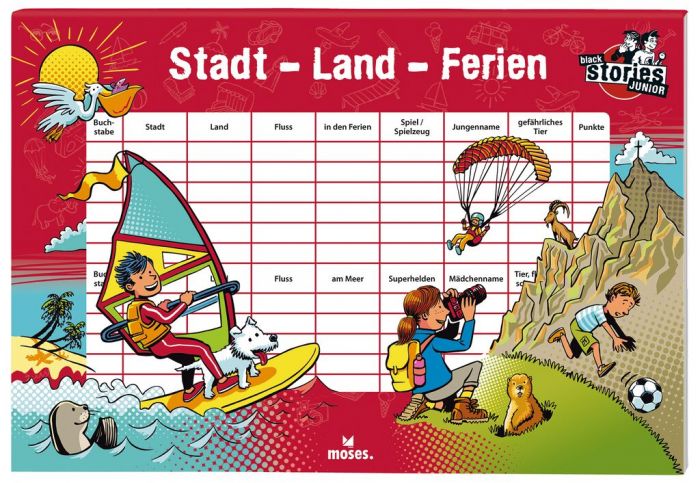 moses - Stadt Land Ferien - black stories junior