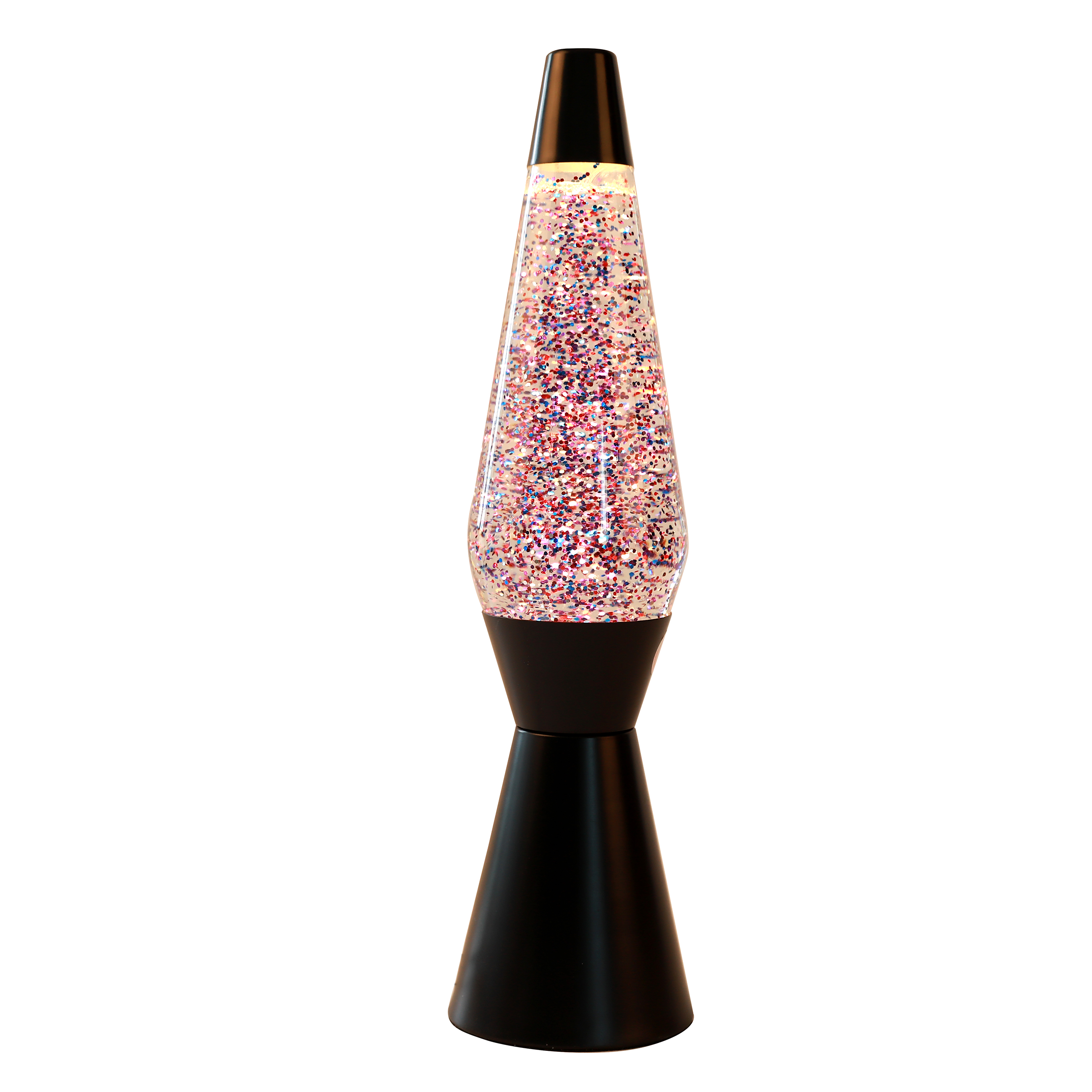 itotal - Glitzerlampe schwarz/blush