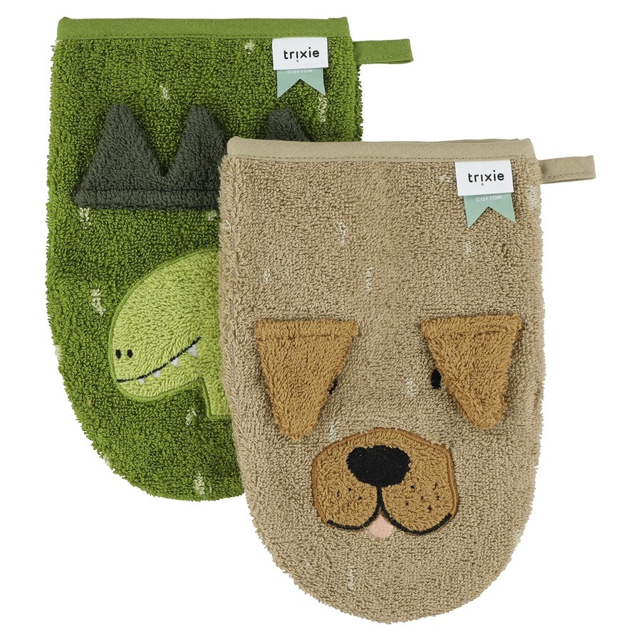 Trixie - Waschlappen 2-pack Mr. Dino - Mr. Dog