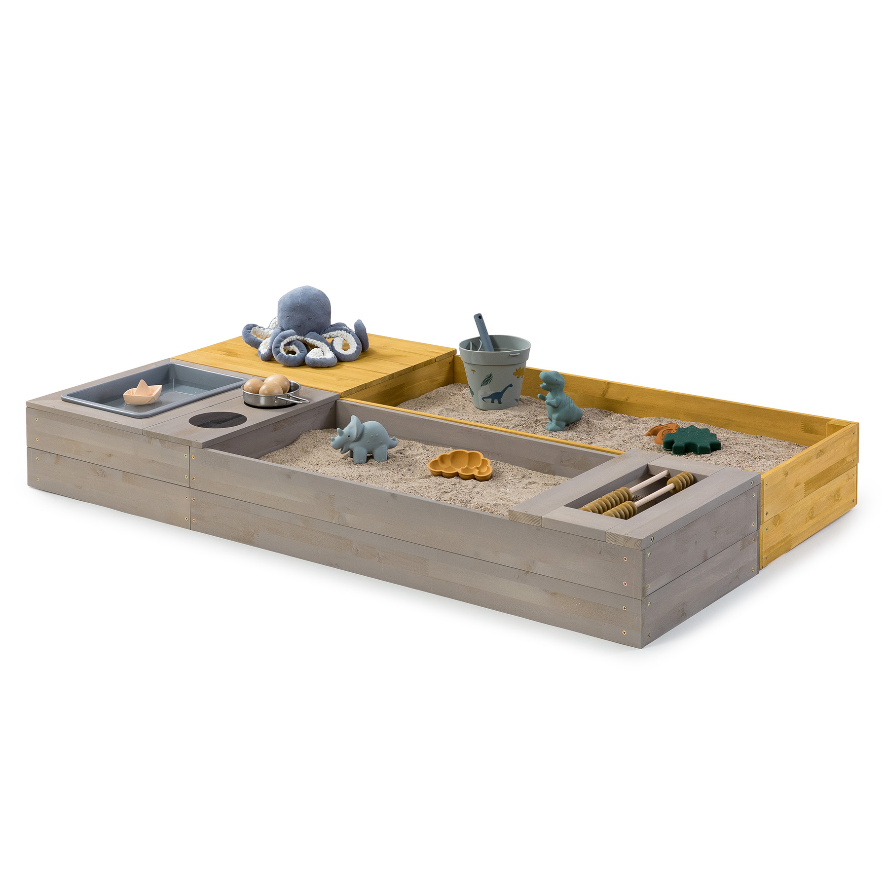 80036_01_1800x1800vZBdWkqpu9QyV MUDDY BUDDY ® - Sandkasten "Flexy Style" warmgrau - ocker