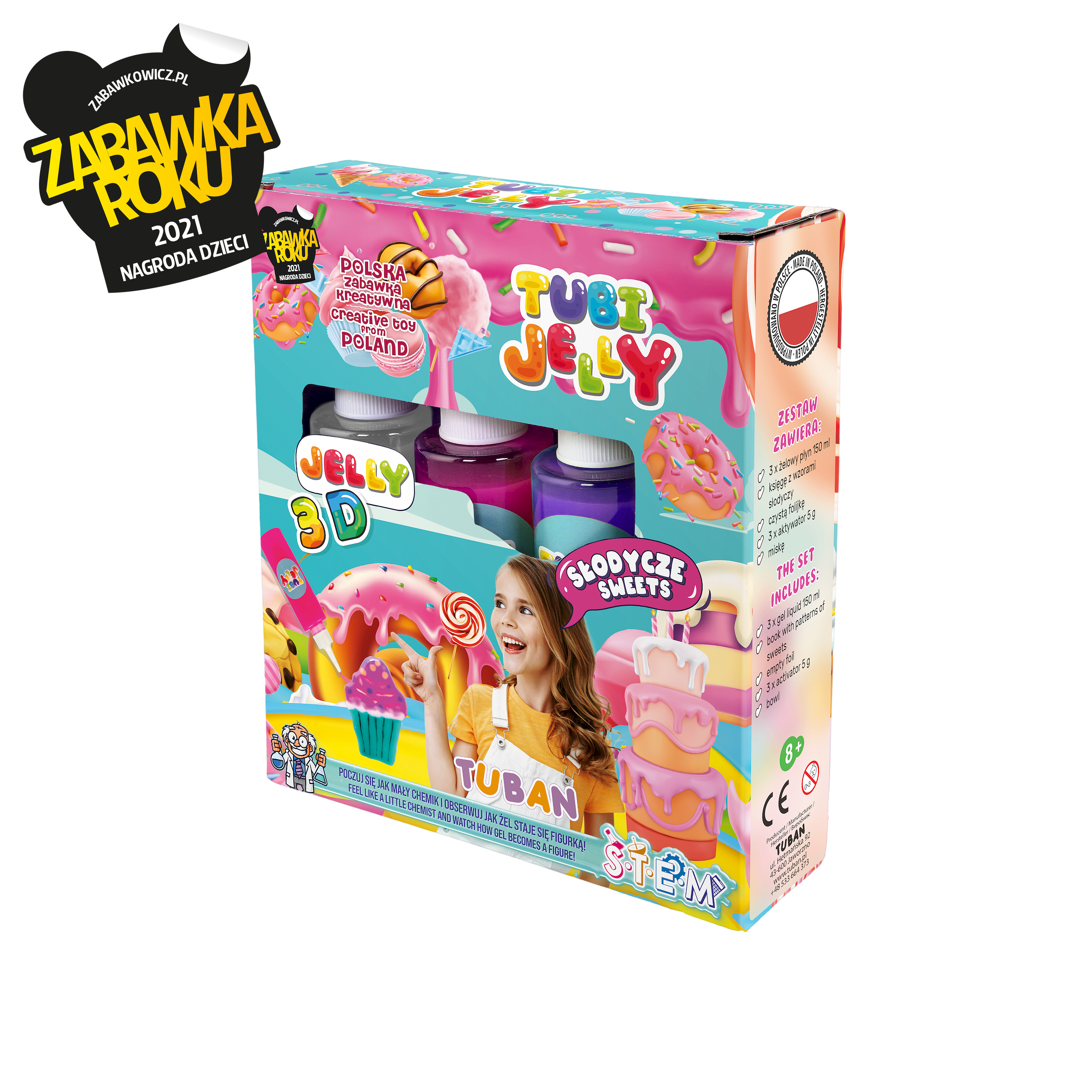 TUBAN - Tubi Jelly 3er Set "Sweets"