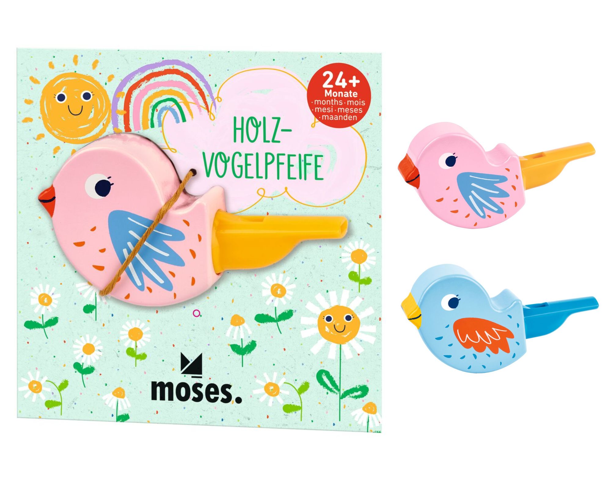 moses - Holz-Vogelpfeife Frühling