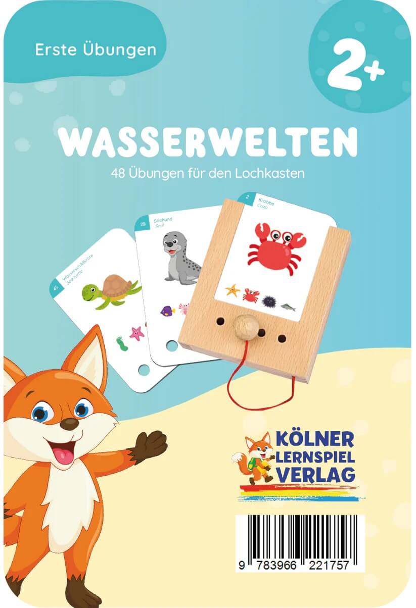 Kölner Lernspielverlag - Kartensatz Erste Übungen Wasserwelten 2+ Kölner Lernspielverlag - Kartensatz Erste Übungen Wasserwelten 2+