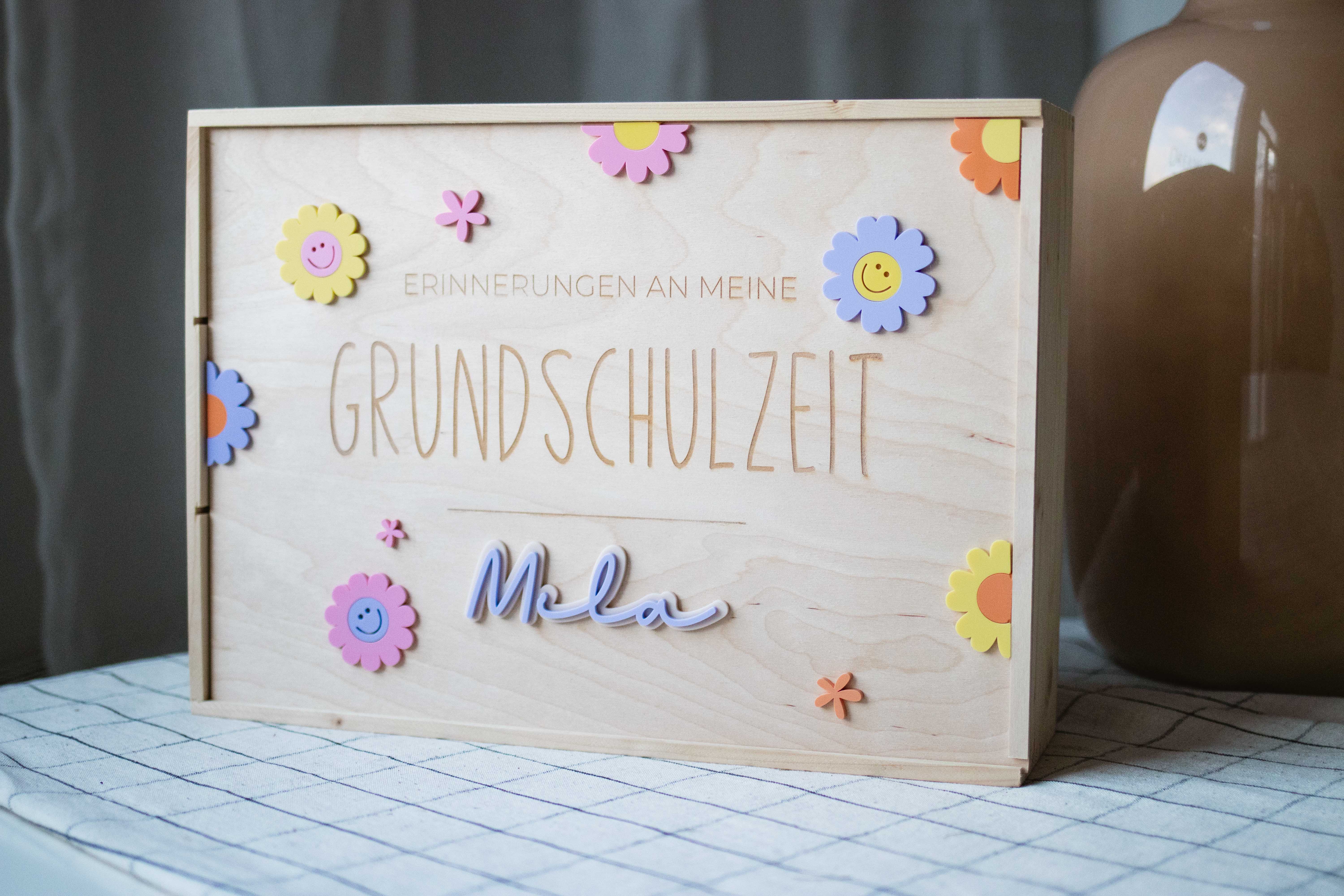 Invy Design - Erinnerungsbox "Smileys & Blumen" Invy Design - Erinnerungsbox "Smileys & Blumen"