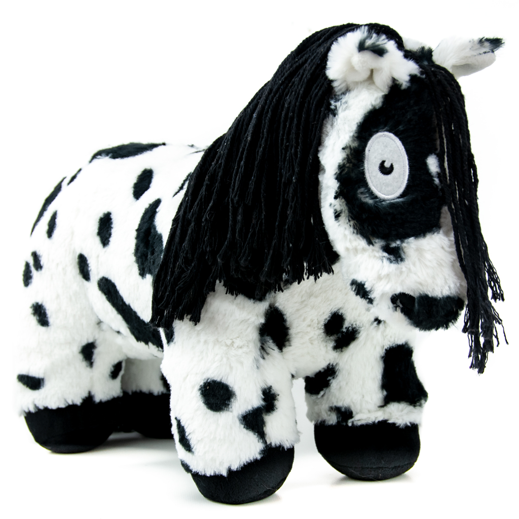 Crafty Ponies - Kuschelpferd 48cm Schwarzschecke