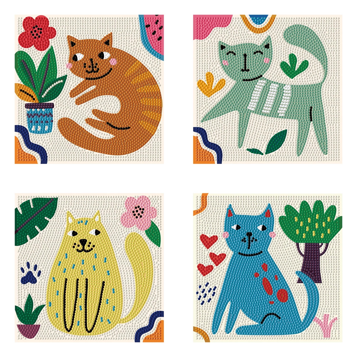 Diamond Dotz - Diamond Painting Mini Katzen