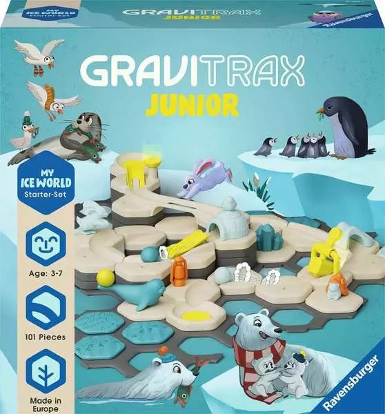 Ravensburger - Kugelbahn: GraviTrax Junior Starter-Set L Ice