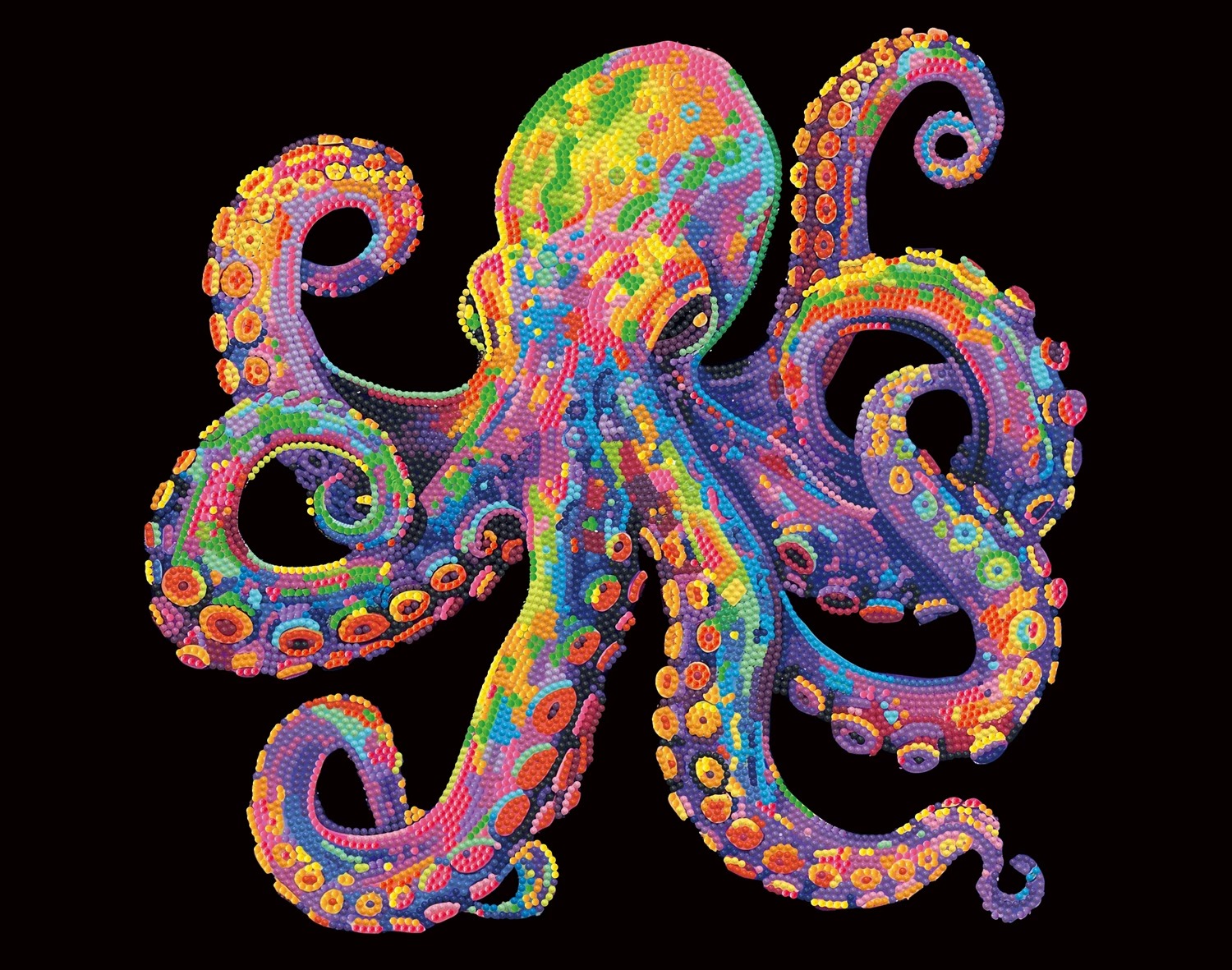 Diamond Dotz - Diamond Painting Neon Oktopus Diamond Dotz - Diamond Painting Neon Oktopus