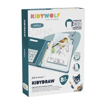 KIDYWOLF - Leuchtende Designtafel Tiere