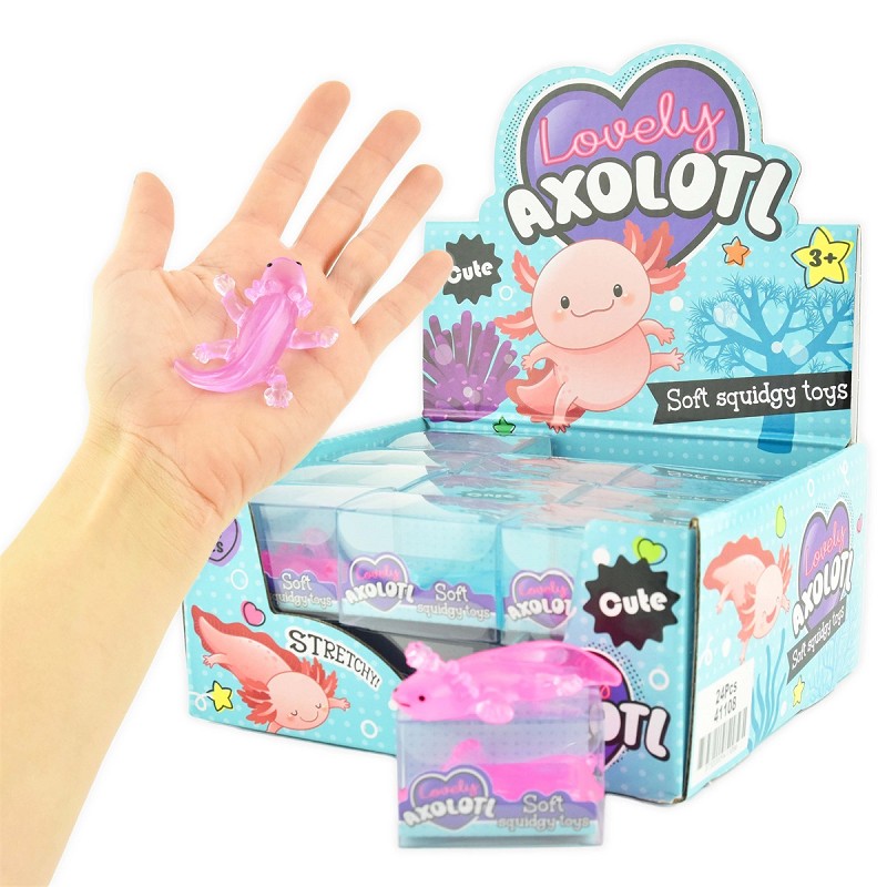 Robetoys - Squeeze Soft Axolotl 7cm Robetoys - Squeeze Soft Axolotl 7cm