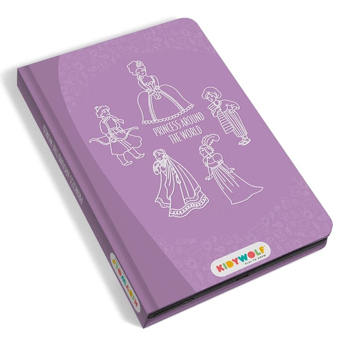 KIDYWOLF - Digitales Malbuch Kidydraw-Mini: Prinzessin