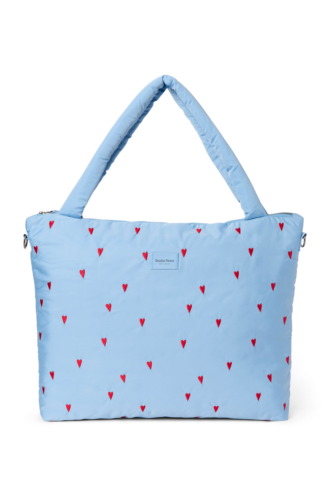 Studio Noos - Wickeltasche Light Blue Hearts 