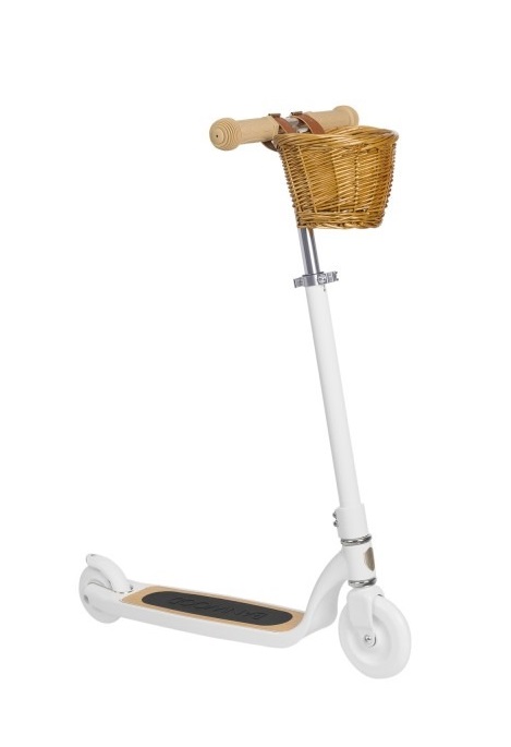 banwood-maxi-kinderroller-weiss-1 Banwood - Roller Maxi white mit Lenkerkorb