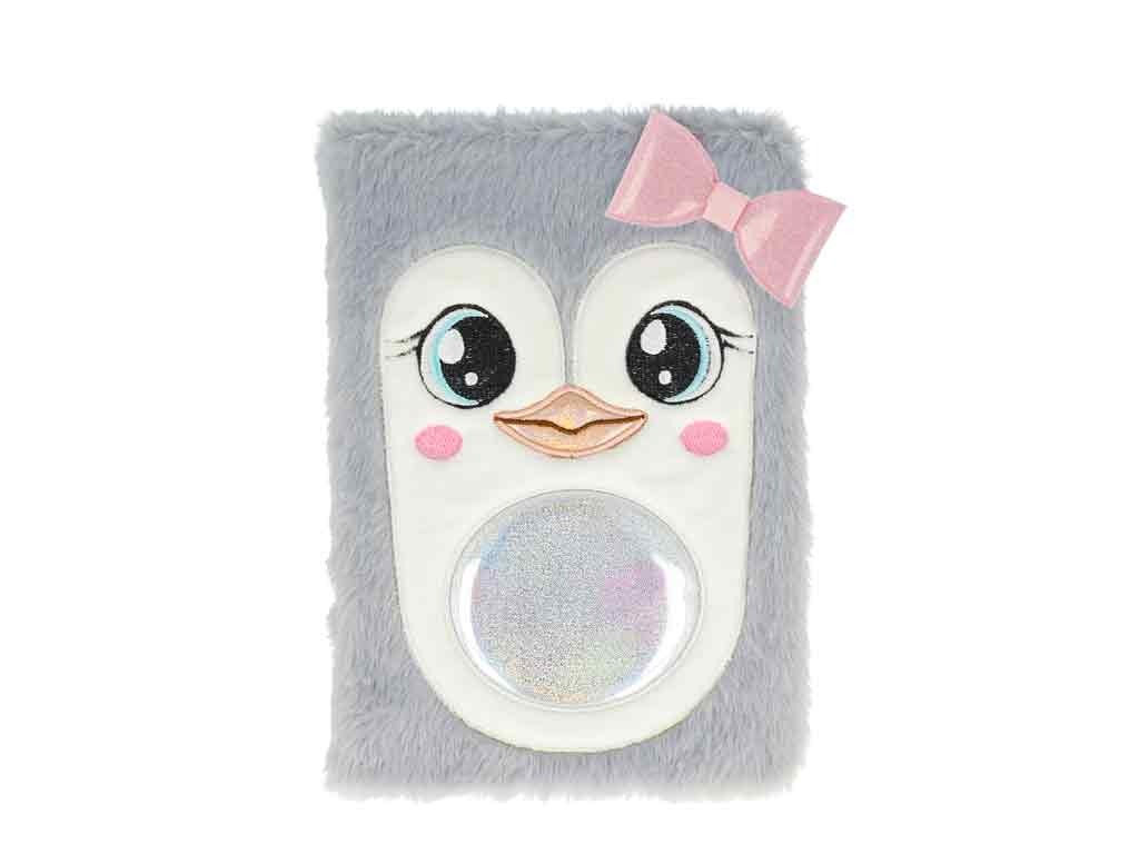 bb Cuties - Notizbuch Cutie Pinguin grau