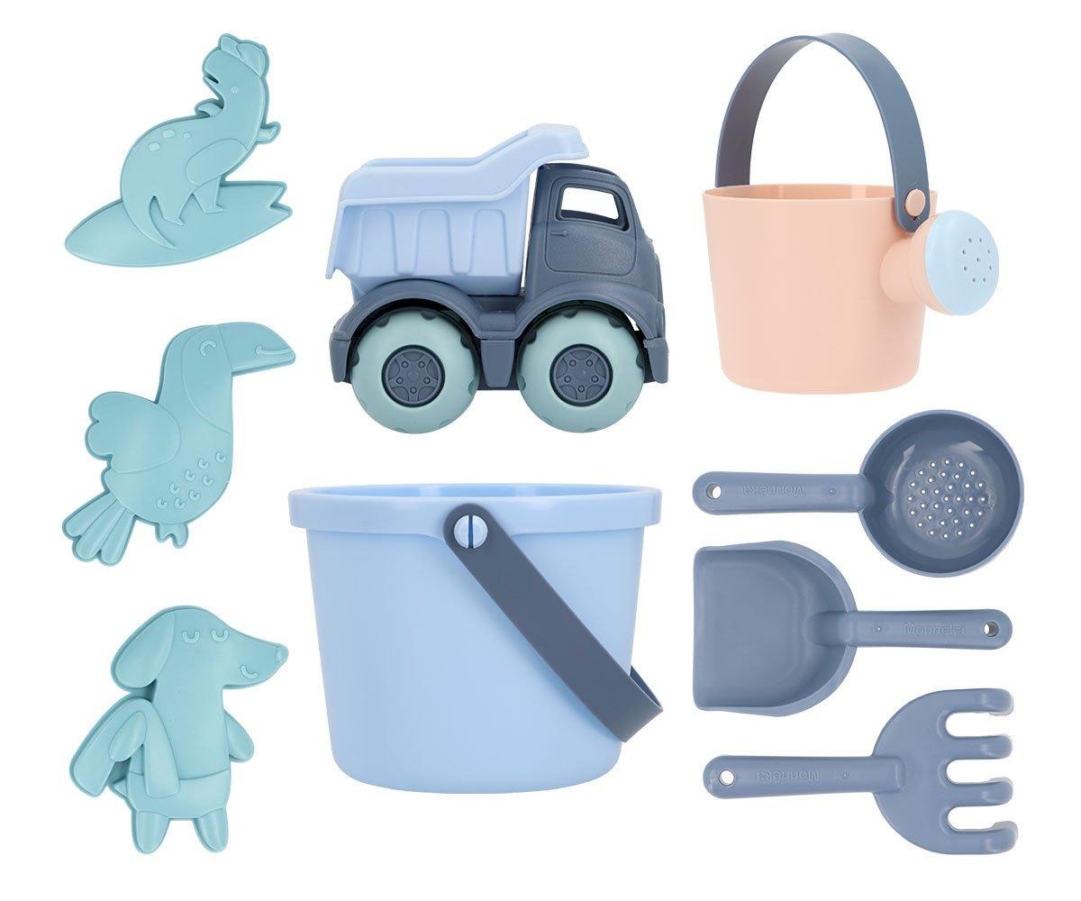 Monneka - Sandspielzeug 9er-Set Blau