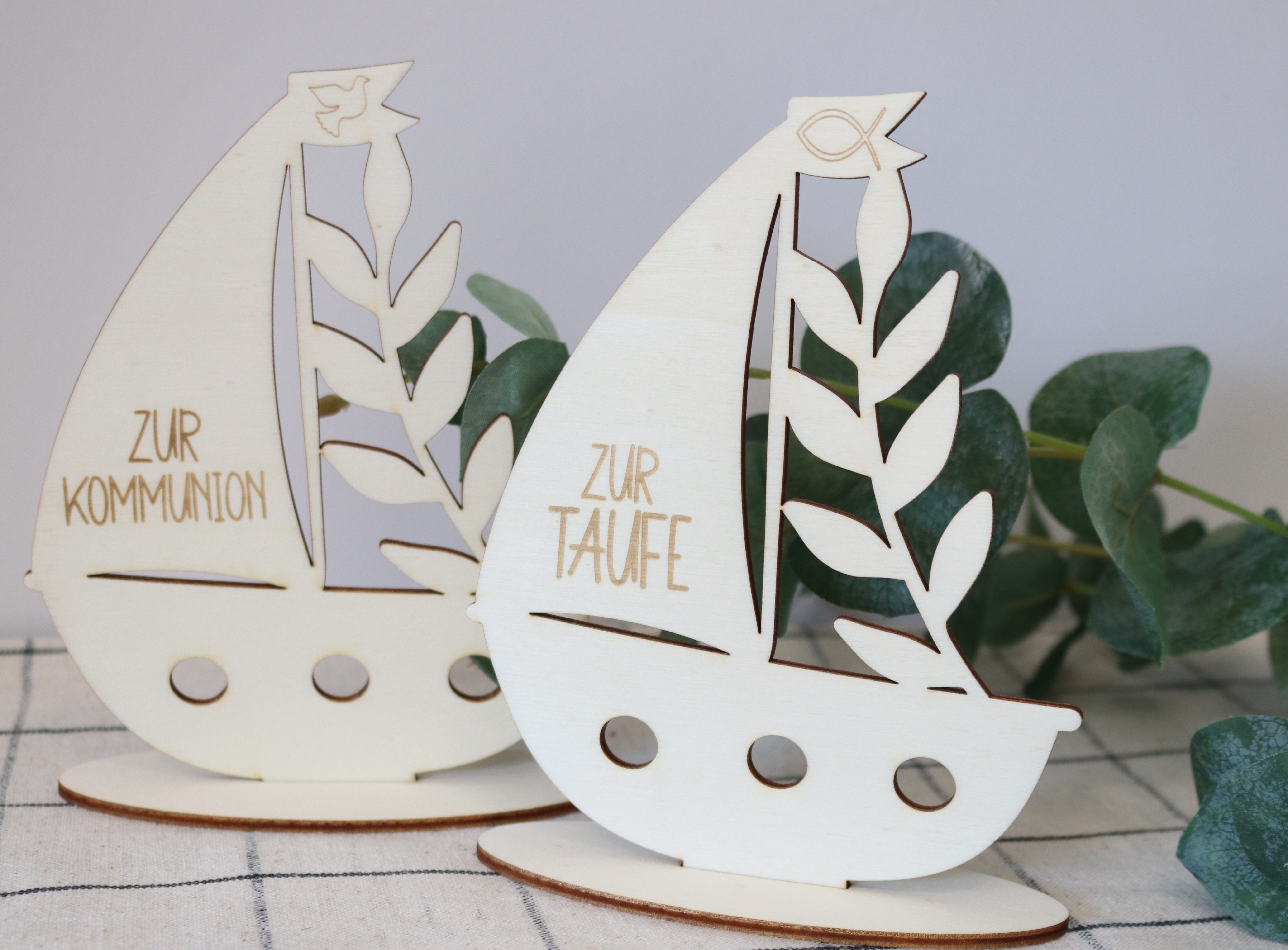 Invy Design - Geldgeschenk Holzboot