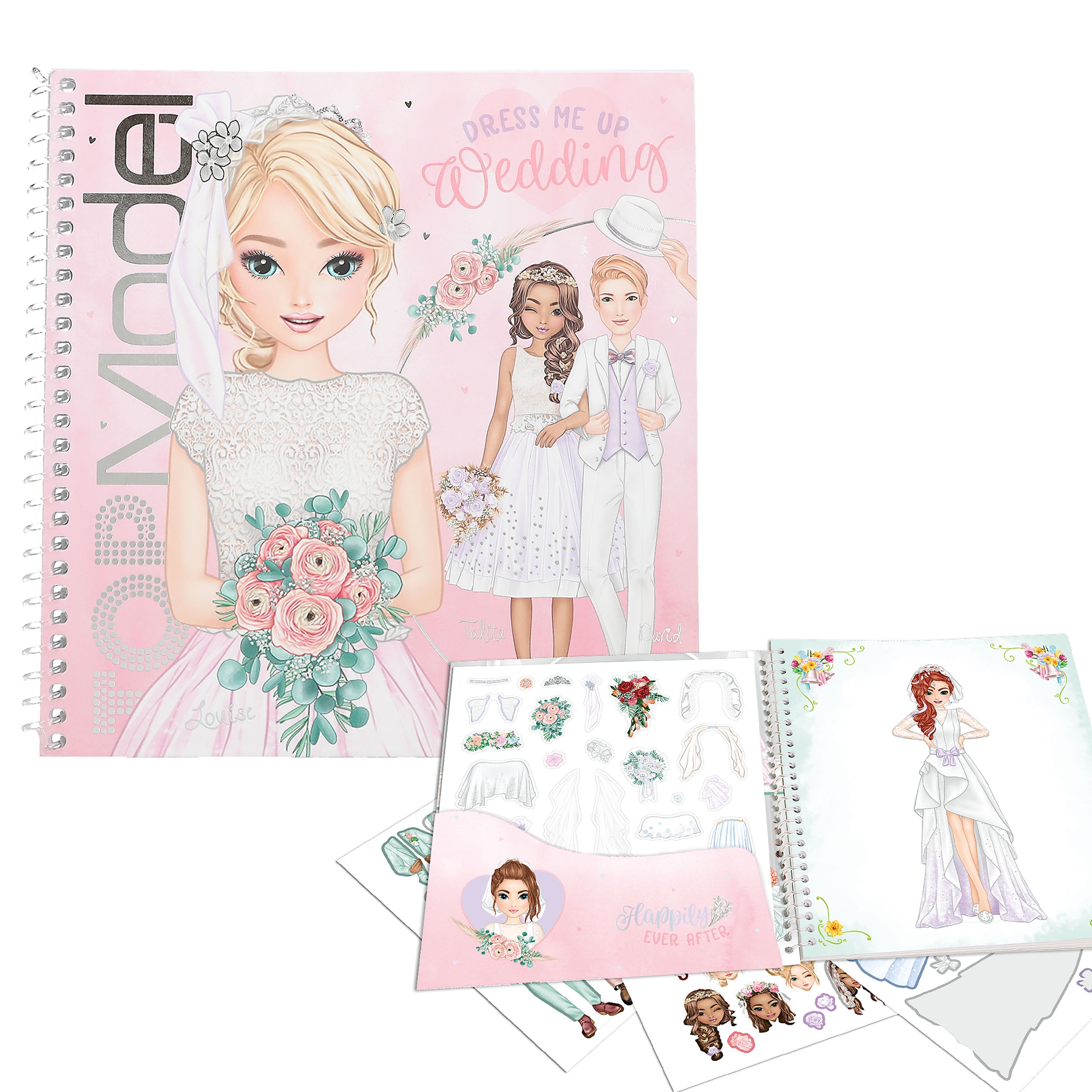 TOPModel - Stickerbuch Dress Me Up Wedding