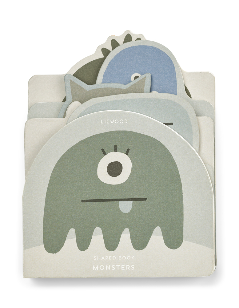 Jade-special-shape-baby-book_LW17908_1551_Monster-Mist_1 Liewood - Babybuch Jade Monster/mist