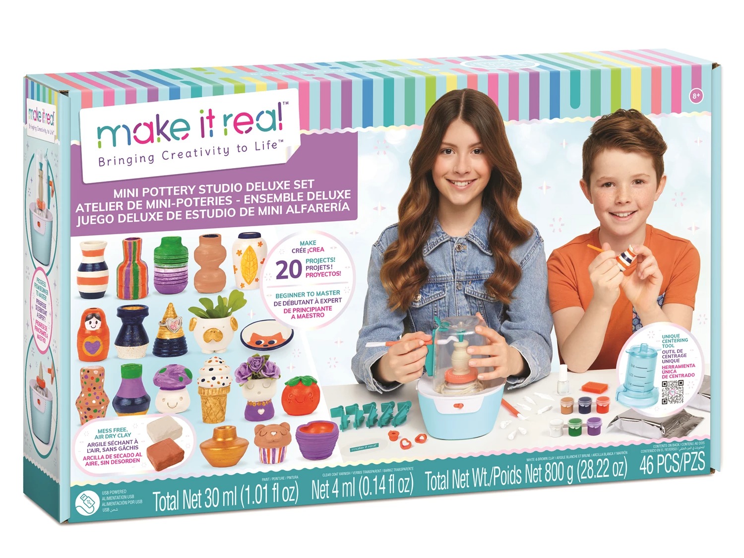 make it real - Mini Töpferstudio Deluxe Set
