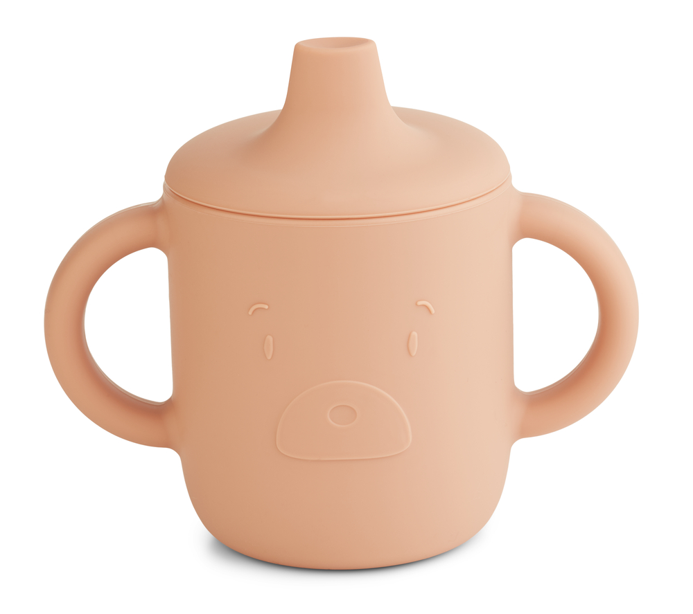 NEIL-CUP_LW13060_2088-Mr-bear-tuscany-rose_3-21_Front Liewood - Becher Neil Mr. Bear tuscany rose