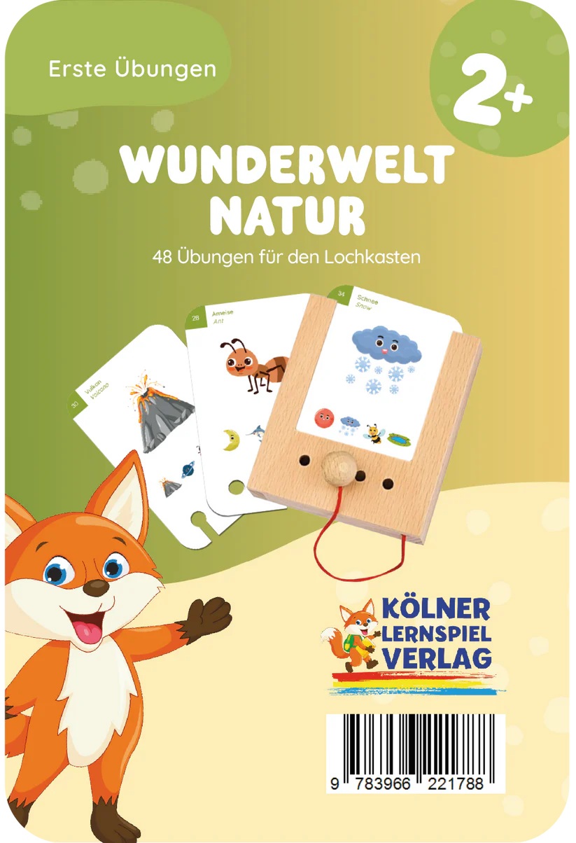 Kölner Lernspielverlag - Kartensatz Erste Übungen Wunderwelt Natur ab 2