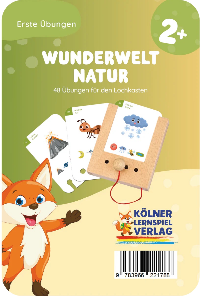Kölner Lernspielverlag - Kartensatz Erste Übungen Wunderwelt Natur ab 2 Kölner Lernspielverlag - Kartensatz Erste Übungen Wunderwelt Natur ab 2
