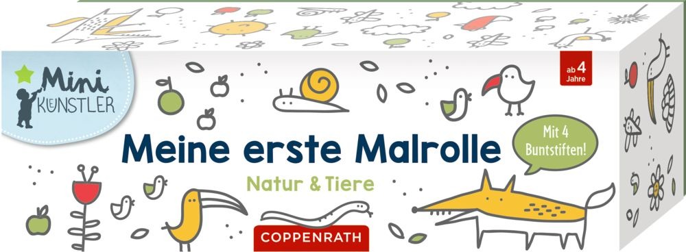 Spiegelburg - Mini-Künstler: Malrolle Natur & Tiere