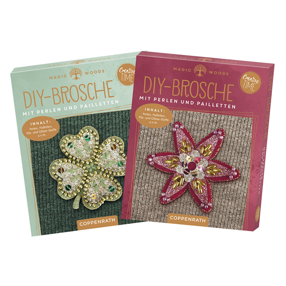 Spiegelburg - DIY-Broschen m.Perlen/Paill.: Magic Woods 