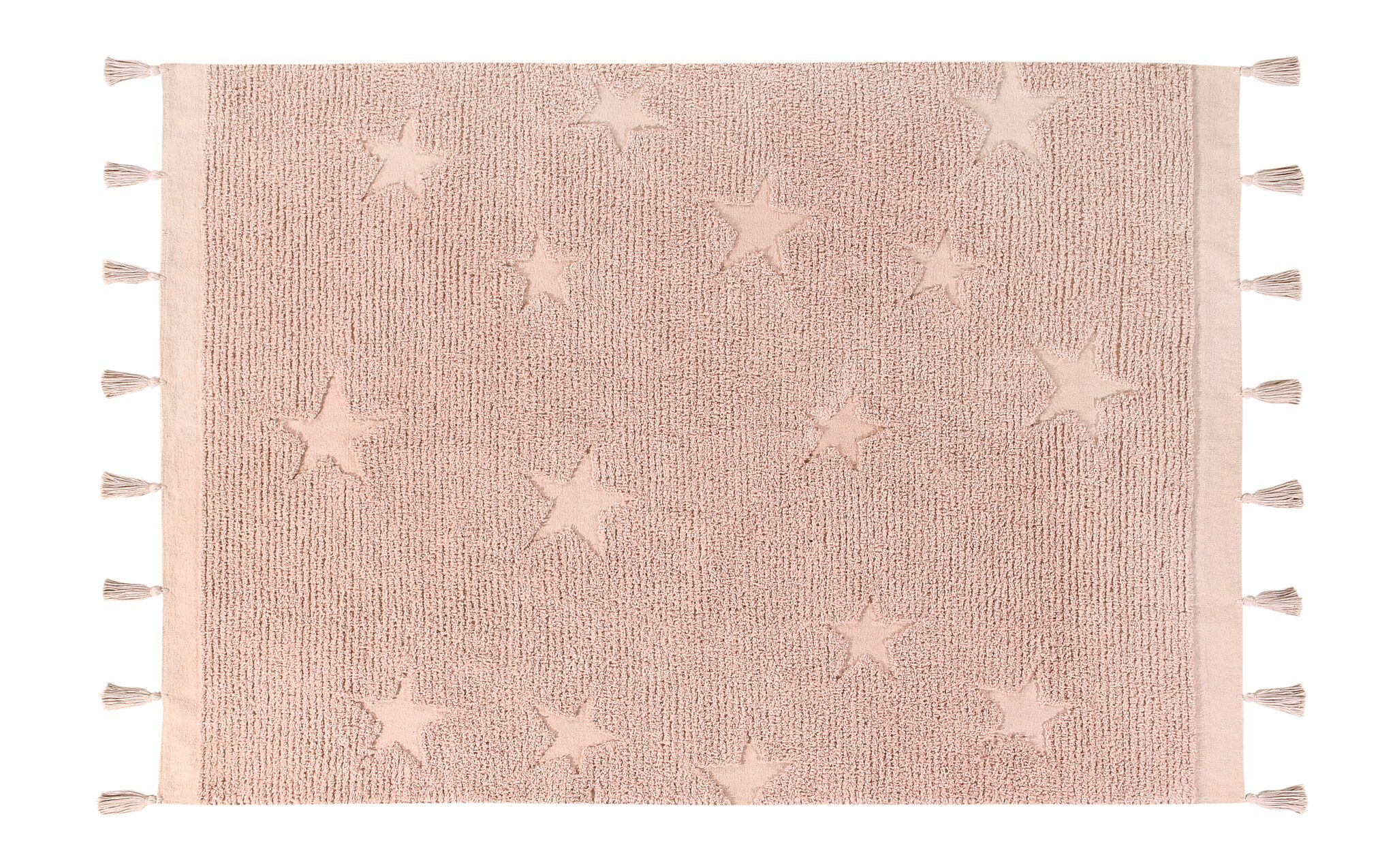 Lorena Canals - Teppich "Hippy Stars" Vintage Nude 120 x 175