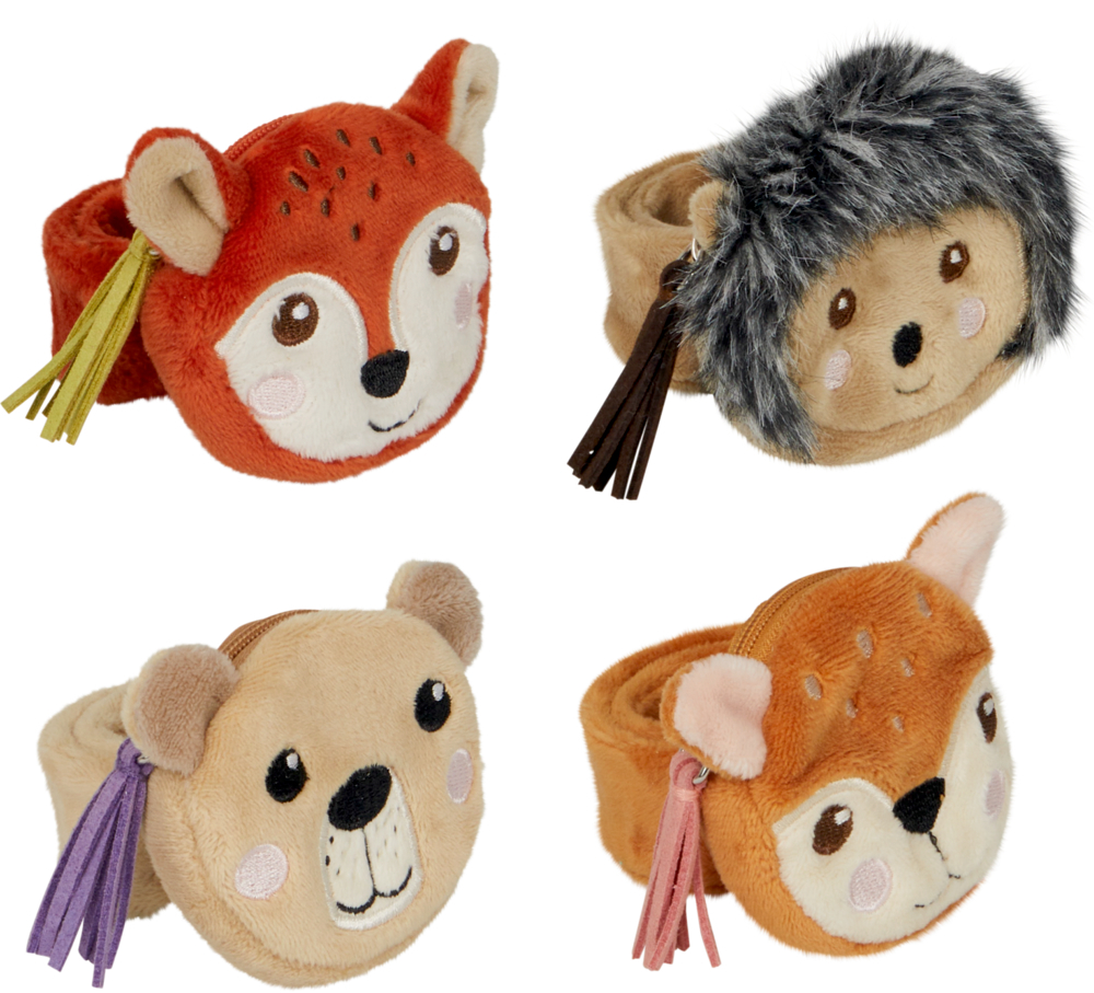 Spiegelburg - Schnapparmband Hase m.Fach - Wintertiere im Weihnachts.