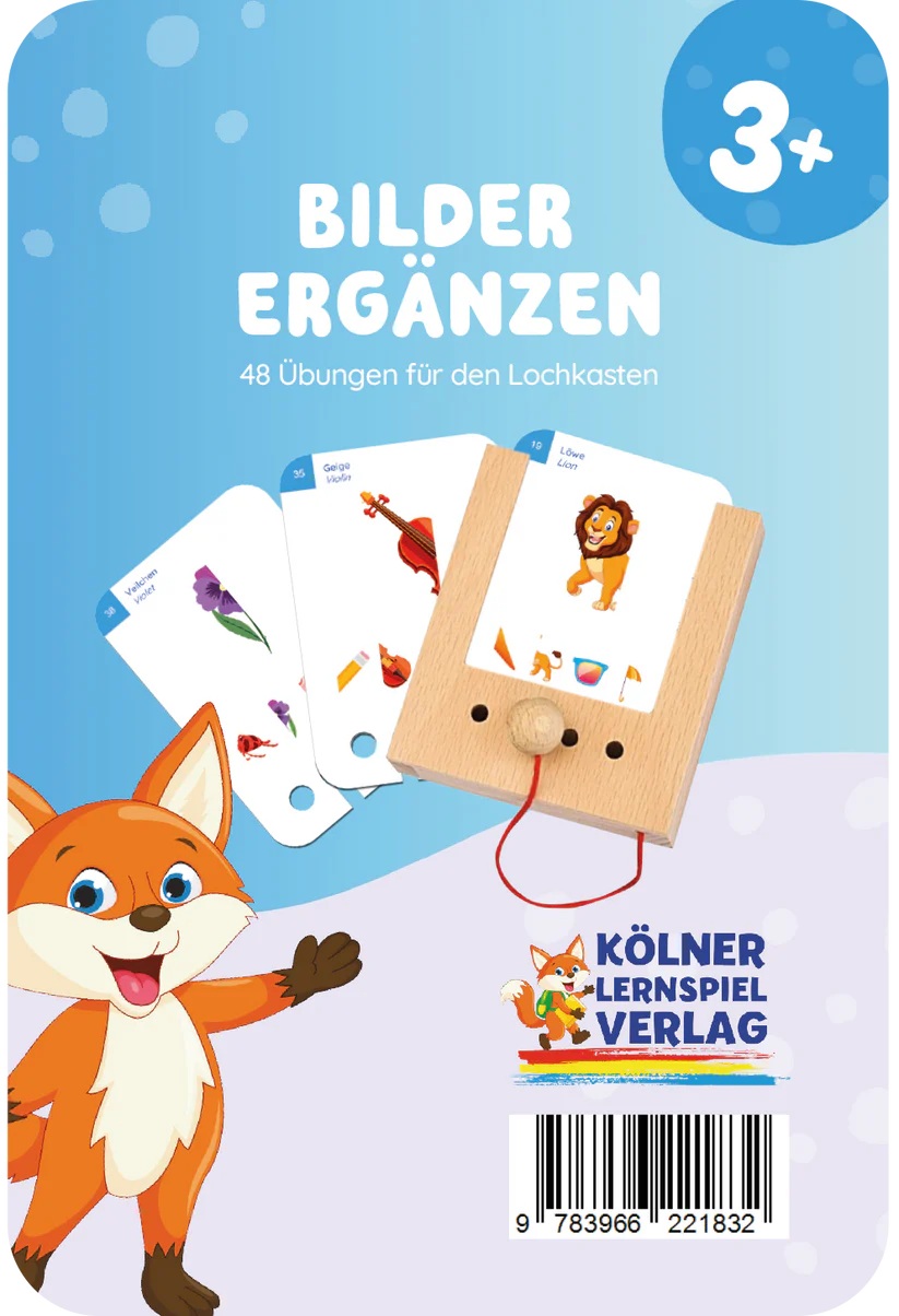 Kölner Lernspielverlag - Kartensatz Bilder ergänzen ab 3 Kölner Lernspielverlag - Kartensatz Bilder ergänzen ab 3