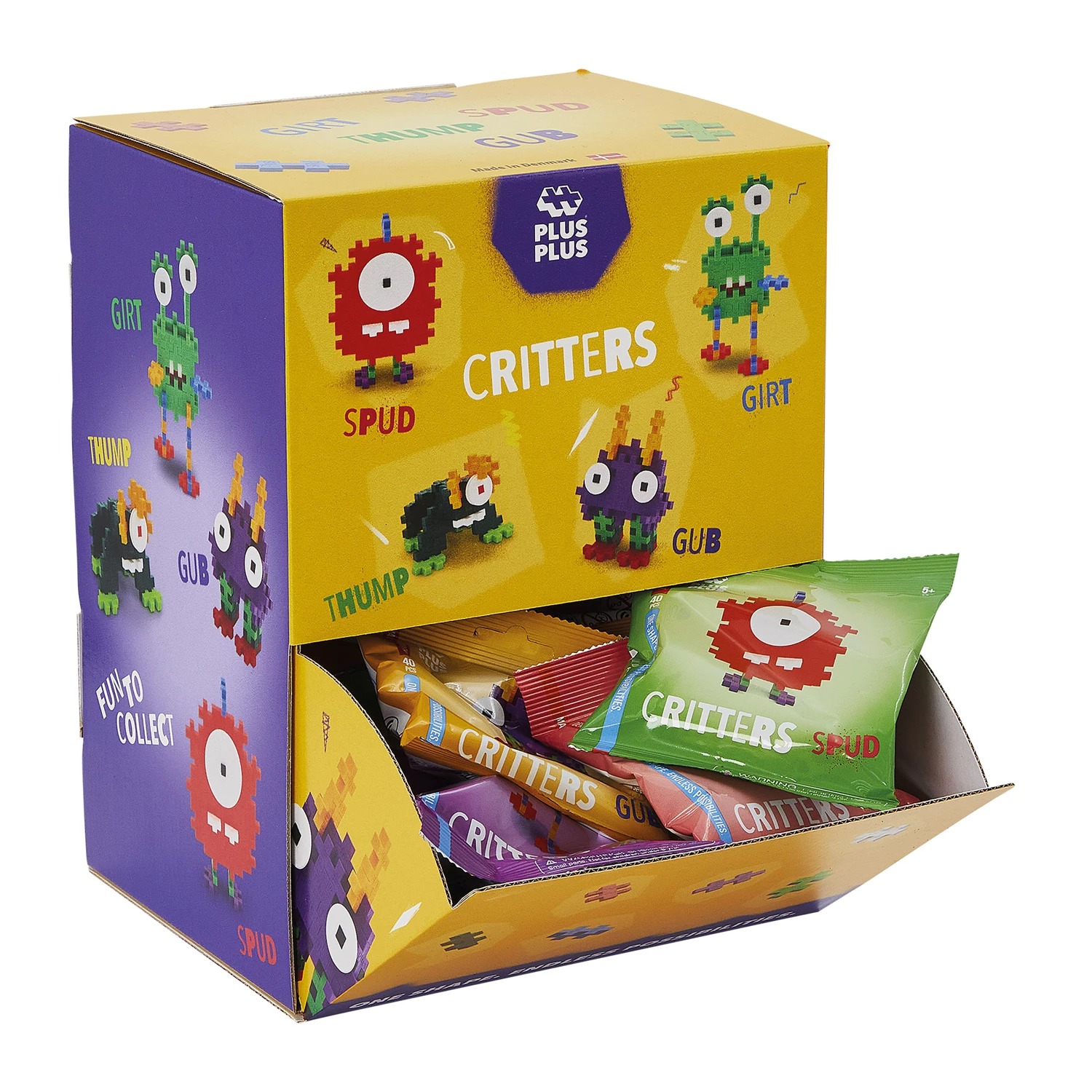 PLUS PLUS - Kreativ Bausteine  40 Stück Kreaturen PLUS PLUS - Kreativ Bausteine  40 Stück Kreaturen