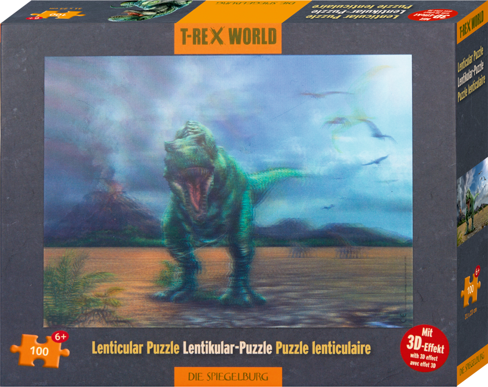 Spiegelburg - T-Rex World Lentikular-Puzzle