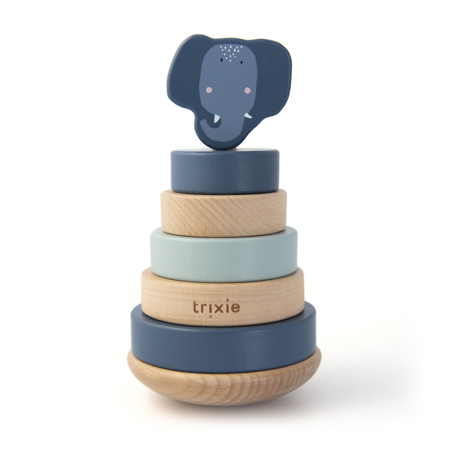 Trixie - Holz-Stapelturm Mrs. Elephant