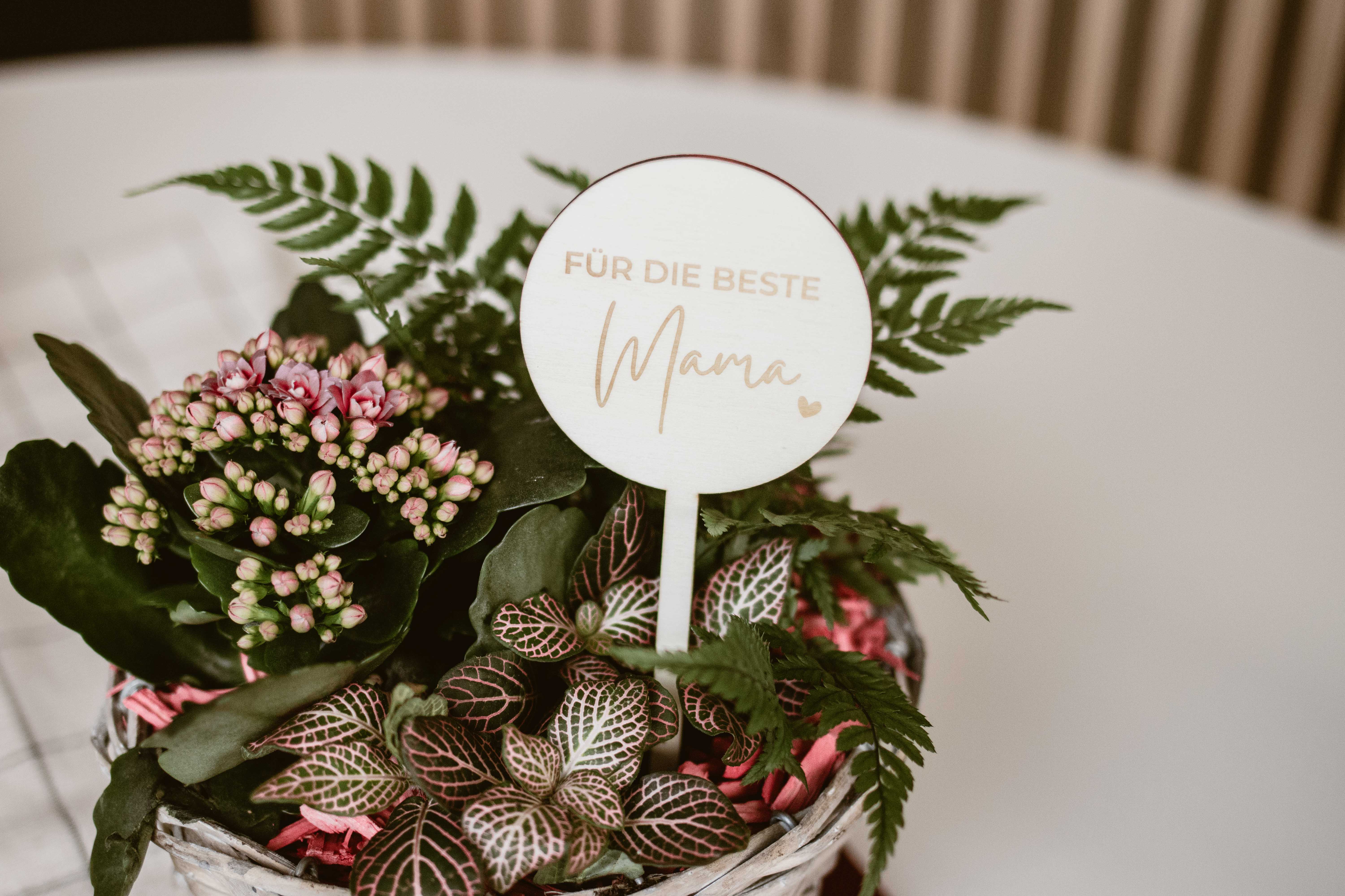 Invy Design - Blumenstecker "Für die beste Mama" Invy Design - Blumenstecker "Für die beste Mama"