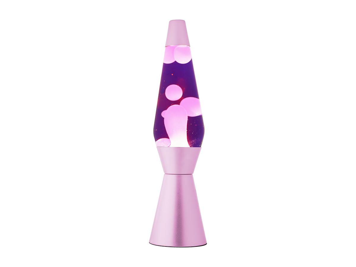 itotal - Lavalampe Spaceship violett/viollet/rosa