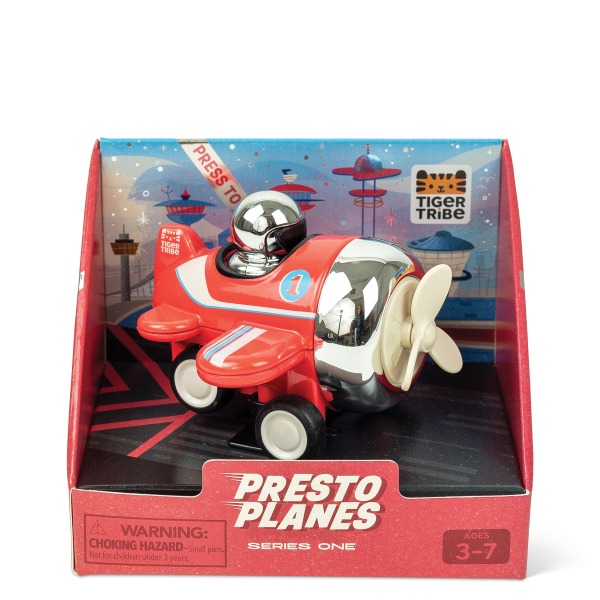 Tiger Tribe - Mini-Rennflugzeug Presto Racers: Swoop Red