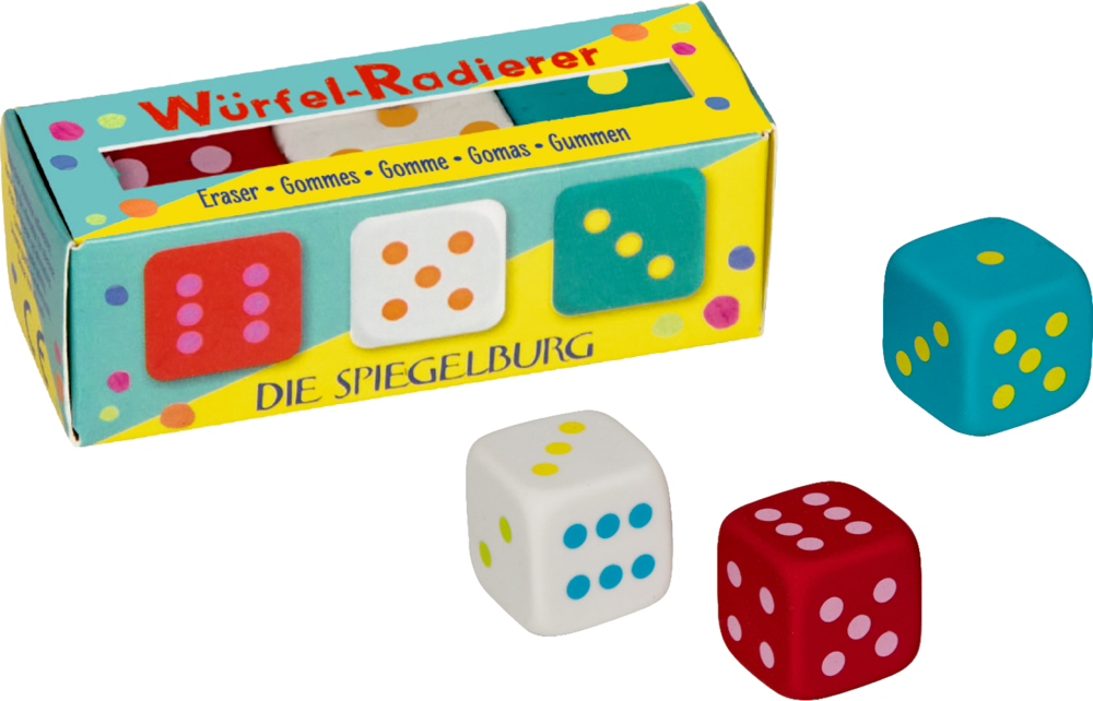 Spiegelburg - Bunte Geschenke: Würfel-Radierer