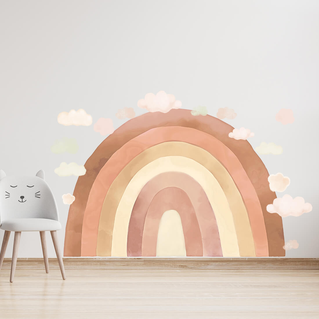 tecza-bezowa-04 PASTELOWELOVE - Wandsticker "Rainbow" beige