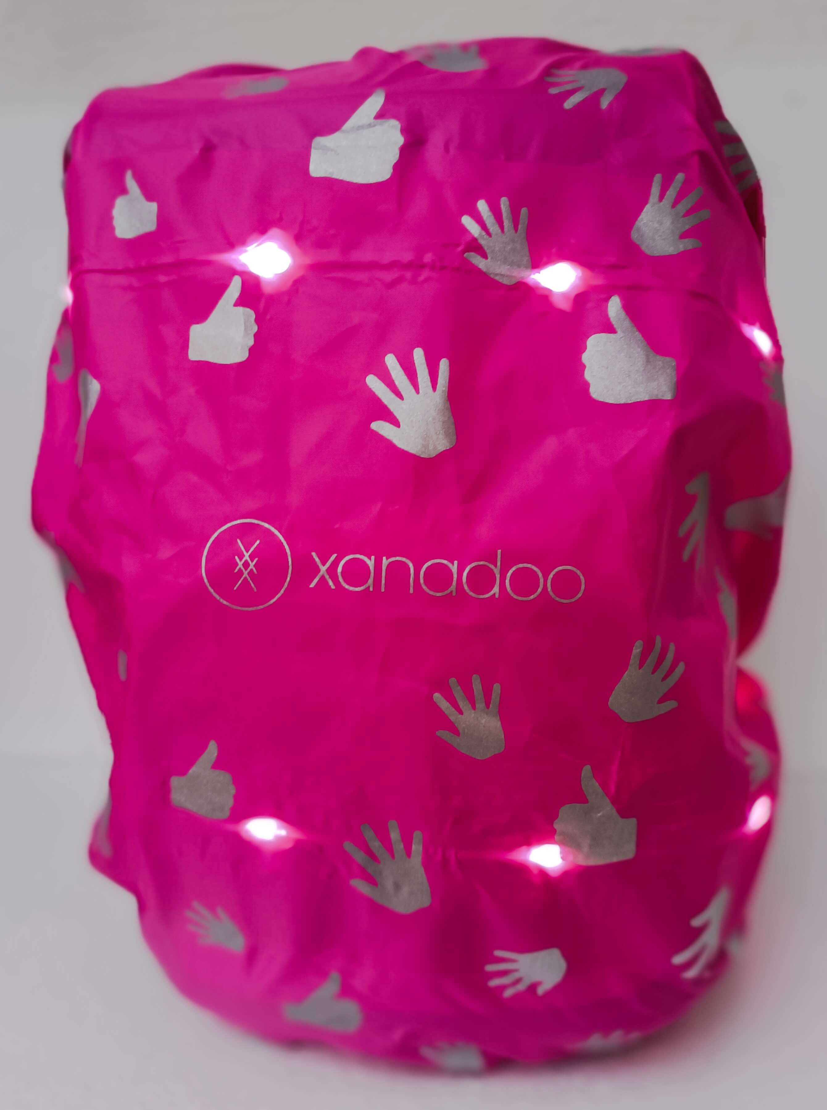 Xanadoo - Schulranzen Cover LED neon pink