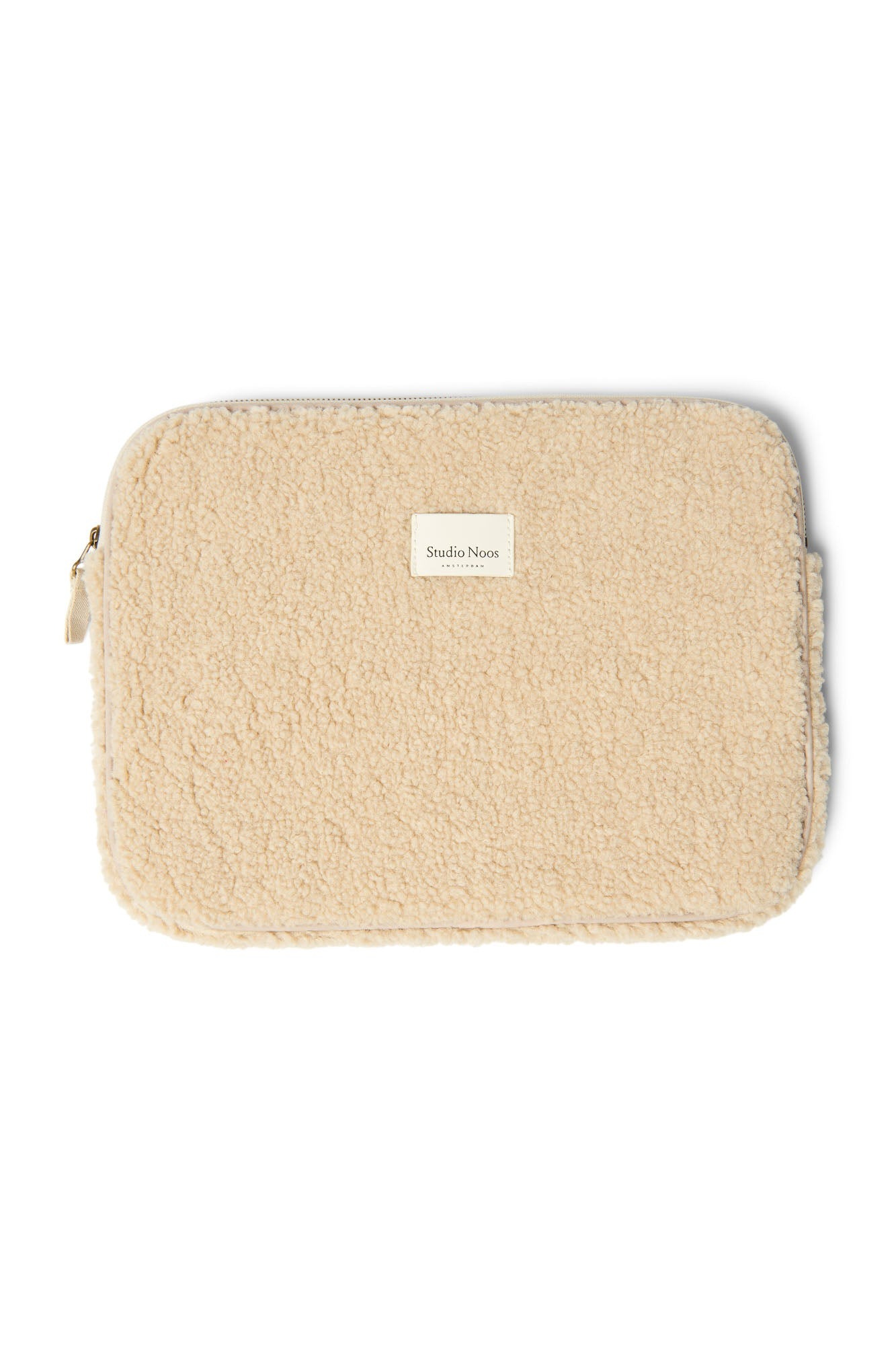 Studio Noos - Laptop Tasche Teddy Ecru