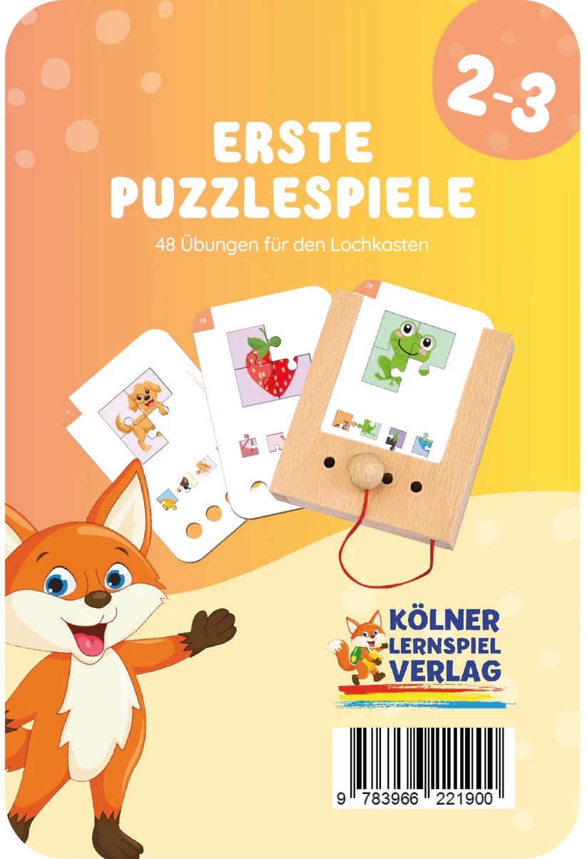 Kölner Lernspielverlag - Kartensatz Erste Puzzlespiele ab 2-3