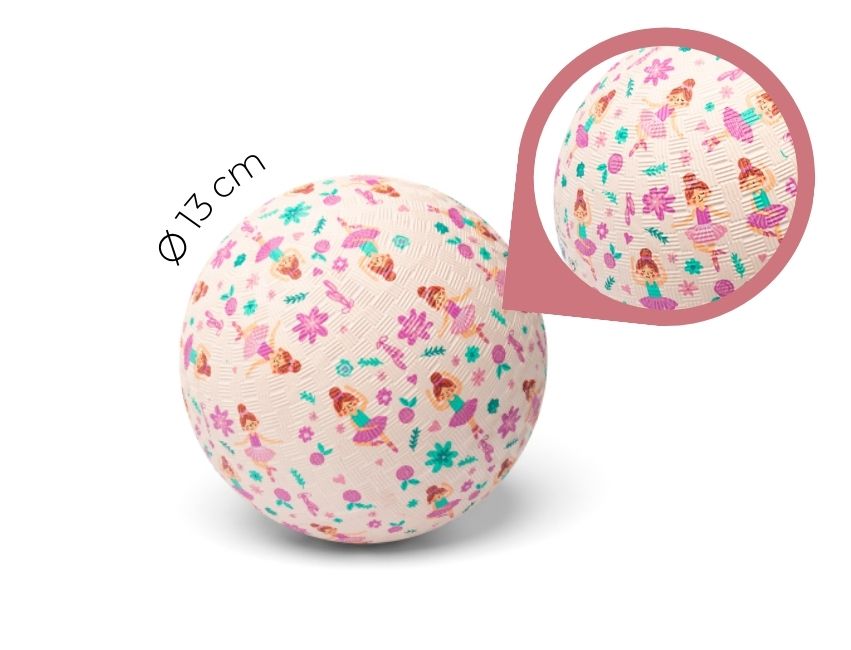 Little L - Ball aus Naturkautschuk "Ballerina" ⌀13cm