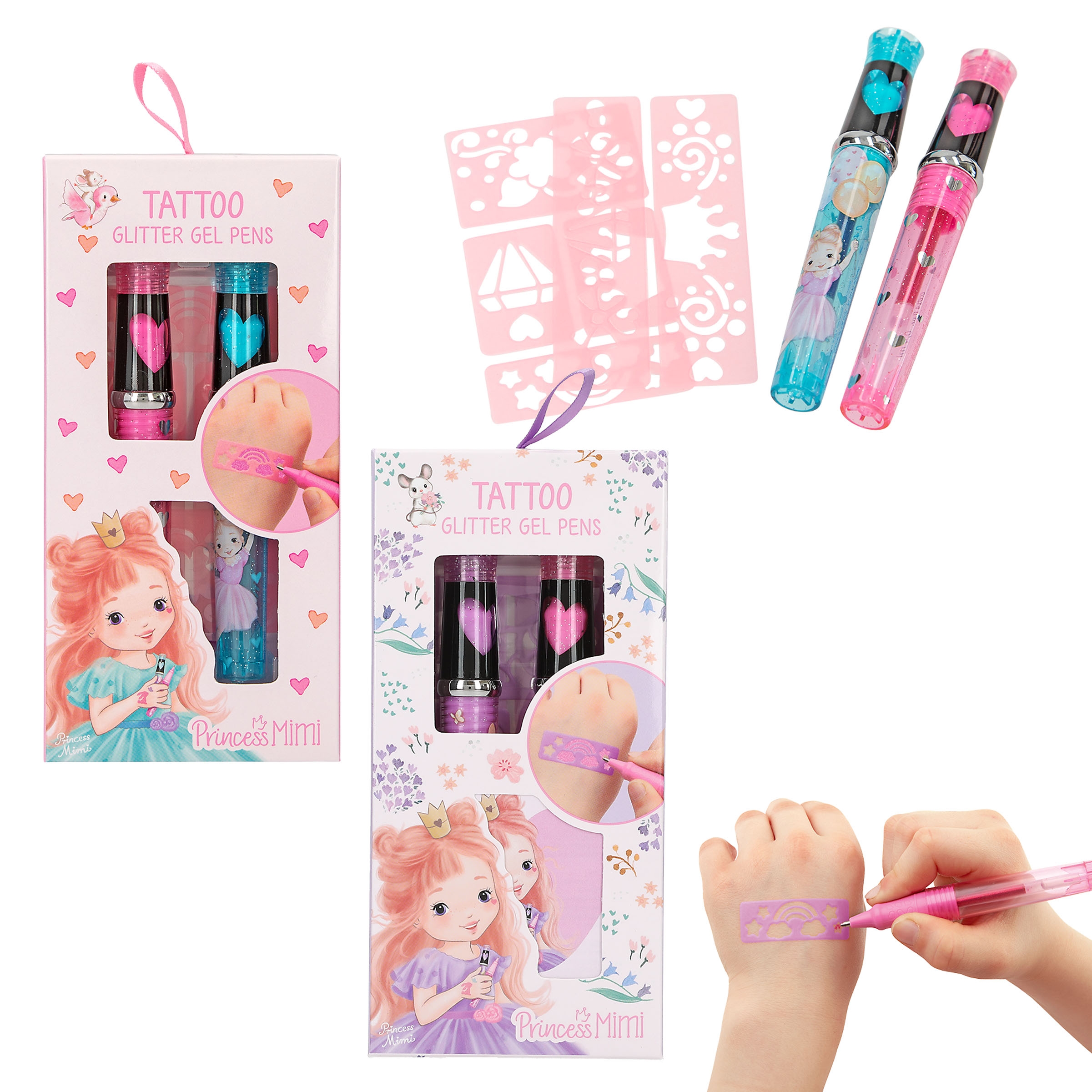 Princess Mimi - Tattoo Glitzer Gelstifte Princess Mimi - Tattoo Glitzer Gelstifte
