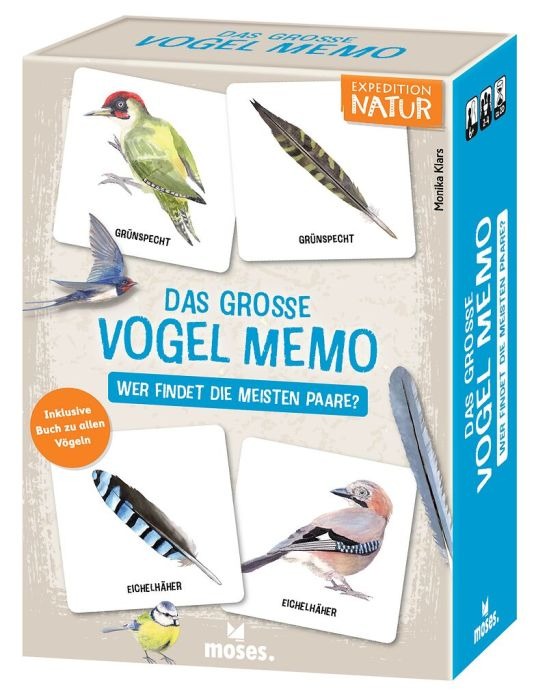 moses - Expedition Natur: Das große Vogel Memo